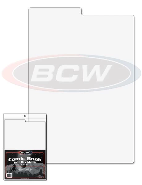 BCW Comic Book Tall Dividers White (25 St.)