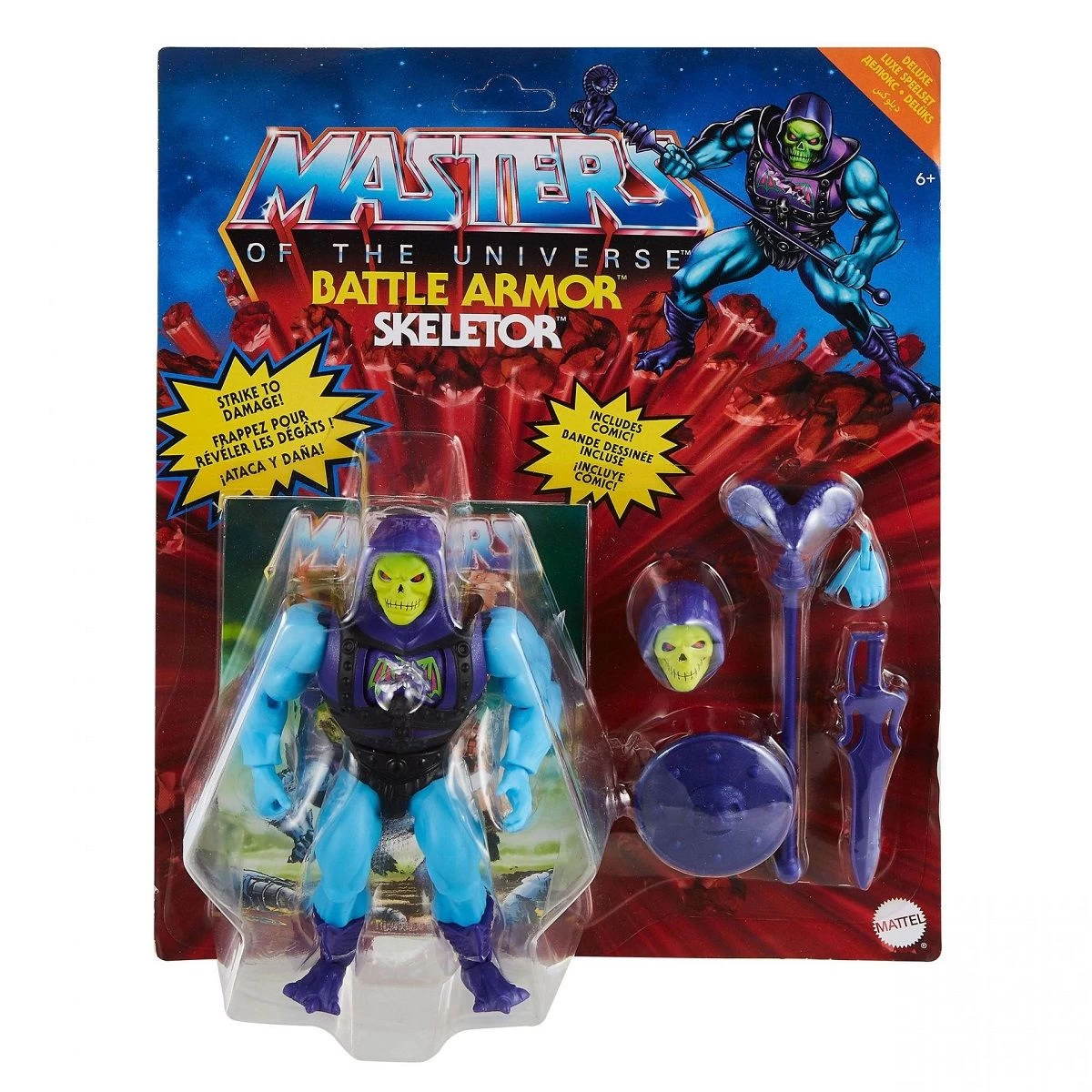 MATTEL Masters Of The Universe - Battle Armor Skeletor Actionfigur – Bild 6