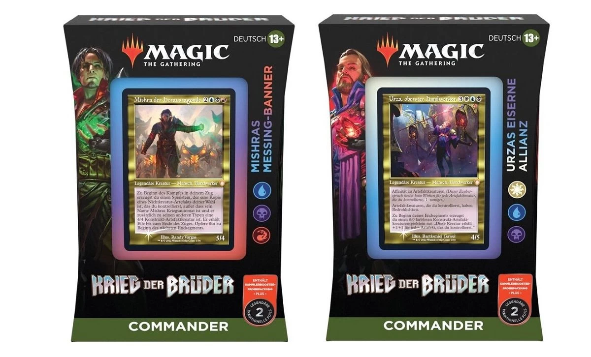 Wizards Of The Coast Magic - Krieg Der Brüder Commander-Deck 2er-Set (DE)