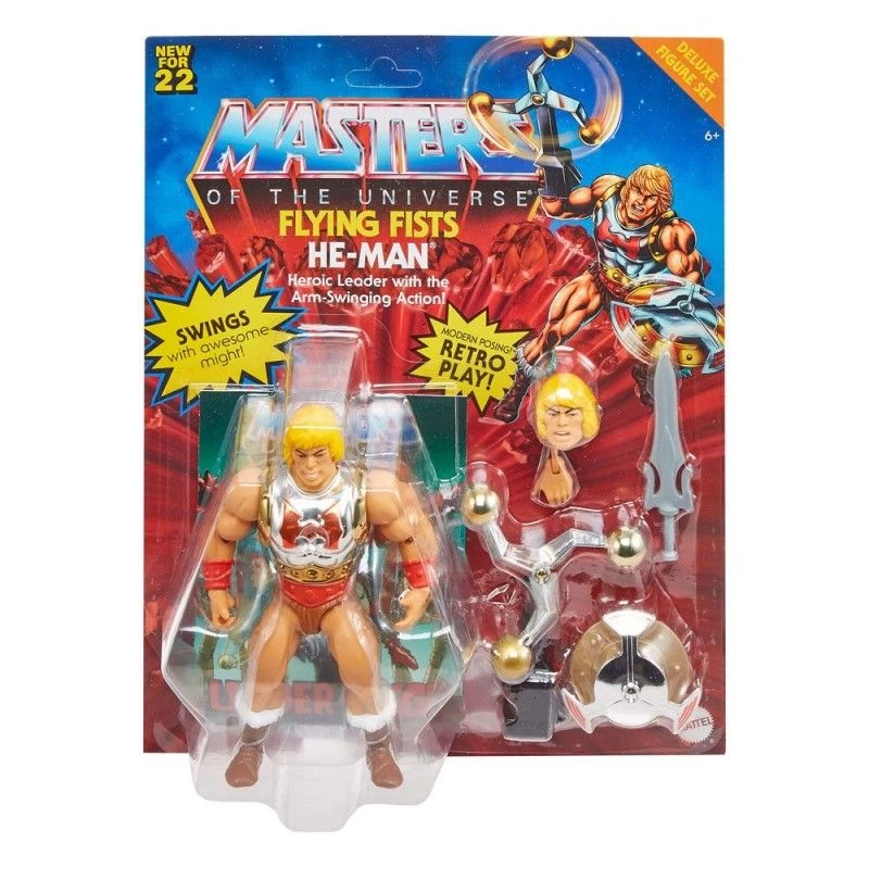MATTEL Masters Of The Universe - Flying Fists He-Man Actionfigur – Bild 3