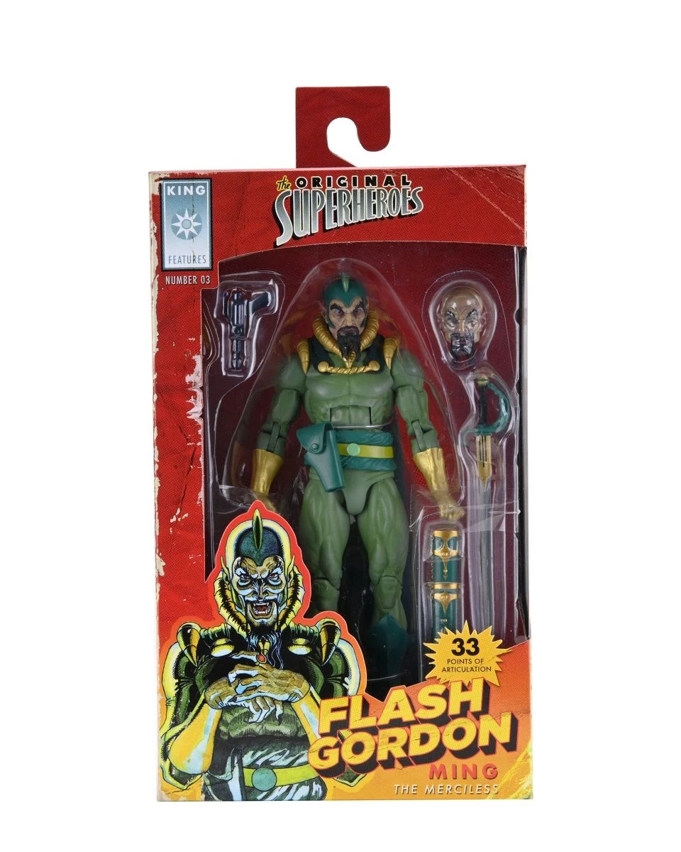 NECA The Original Superheroes S1 - Ming The Merciless Actionfigur – Bild 10