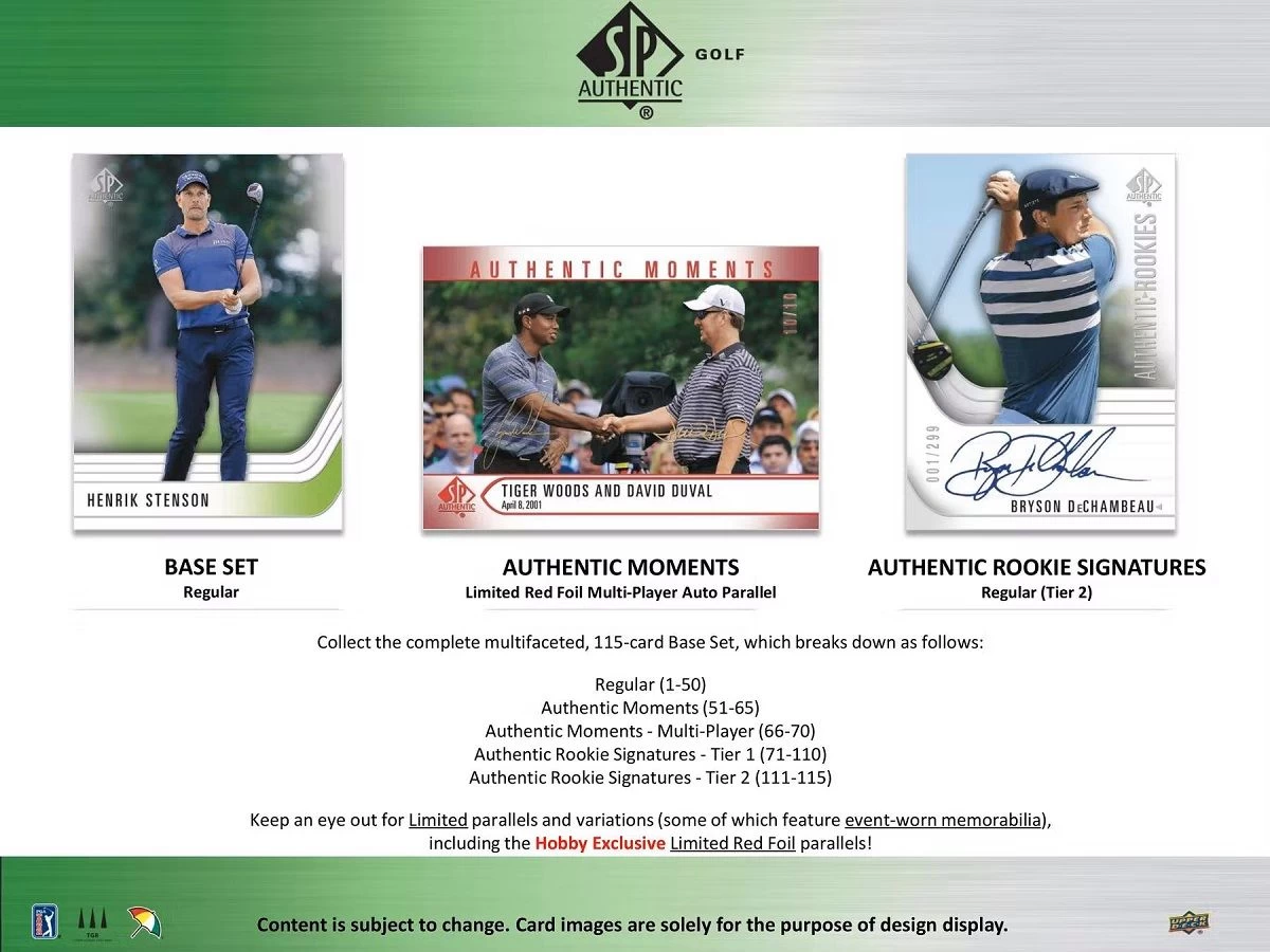 Upper Deck - SP Authentic Golf 2021 Display – Bild 7