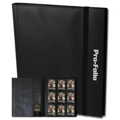BCW Pro-Folio 9-Pocket Portofolio Schwarz